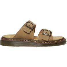 Dr. Martens Josef Nubuck Leather Buckle Slide Sandals - Savannah Tan