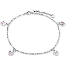 Prinzessin Lillifee Charm Bracelet - Silver/Pink