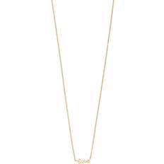 Brass Necklaces Pilgrim Love Recycled Necklace - Gold