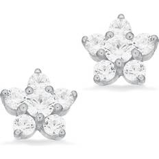Scrouples Sterling Silver Stiftörhängen Med Zirconia 161672