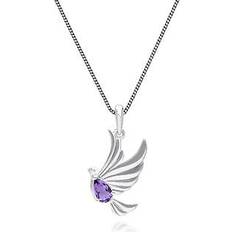 Amethyst Necklaces Gemondo Ecfewâ¢ creator amethyst dove pendant necklace in sterling silver