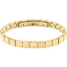 Calvin Klein Men's Gold Tone Stainless Steel Minimalistic Bracelet