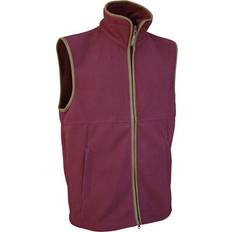 Jack Pyke countryman fleece gilet body warmer mens sleeveless burgundy