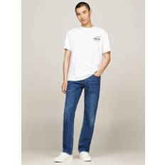 Tommy Jeans Short-sleeve Signature Logo T-Shirt, White