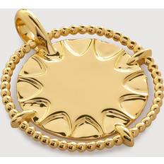 Monica Vinader 18k Charms & Pendants Monica Vinader Personalised Talisman Sun Pendant Charm