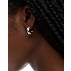 Pieces Everyday Hoop Earrings Plated Sterling Silver