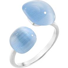 Sininen Sormukset Morellato womens ring gemma sakk16018 925% sterling blue cat eye