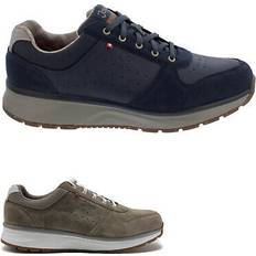 Joya mens trainers dynamo classic casual low-top lace-up sneakers suede