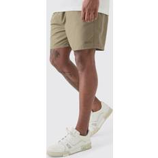 4XL Uima-asut boohooMAN Plus Original Mid Length Swim Short - Khaki