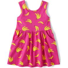 The Children's Place 18-24M Dresses The Children's Place Baby And Toddler Girls Banana Tank Dress 12-18 Pink Cotton/Polyester