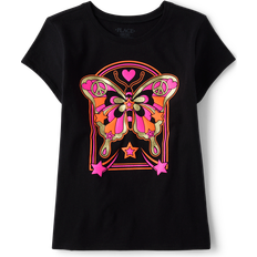 The Children's Place Girl's Butterfly Graphic Tee - Black