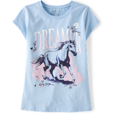 Horses Tops Children's Clothing The Children's Place Kid's Dreamer Horse Graphic Tee - Whirlwind (3046165_916)