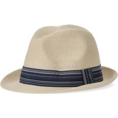 Barbour Men Hats Barbour BELFORD TRILBY ECRU BLAU HUT