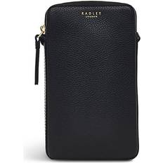 Radley Crossbody Bags Radley Women's Leather Womens Leather ALBA PLACE MEDIUM PHONE CROSSBODY BLACK Medium Phone Crossbody Black