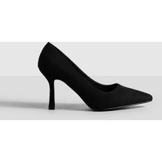 Black Heels & Pumps boohoo Low Stiletto Court Shoe - Black