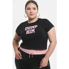 Juicy Couture Plus-Size Dump Him Baby Tee