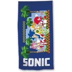 Algodón Toallas de baño Sonic The Hedgehog Golden Circles Pyyhe K Blue