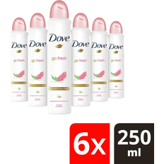 Dove 6 Women Deodorant Spray Pomegranate & Lemon Scent