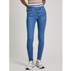 Pepe Jeans Super Skinny Casual Bomull - Blå