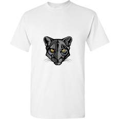 Gildan White, 2XL Black Panther Panthera Leopard Jaguar Cat Animal Men T Shirt Tee Top