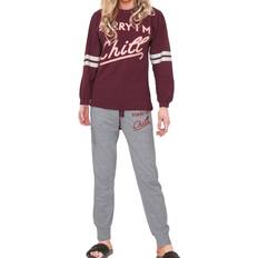Red Pyjamas A2Z L, Wine Ladies Am Chill Print Top & Bottom Pyjamas Set Red