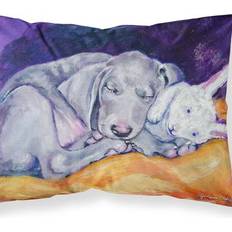 Caroline's Treasures Weimaraner Snuggle Bunny Fabric Pillowcase Large Pillow Case