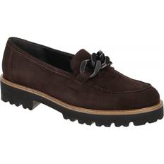 Braun - Damen Oxford Gabor 55.240.38 dunkel-braun elegante Slipper r Damen