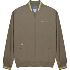 Lambretta Jackets Lambretta 4XL, Khaki/Dark Blue Mens Triple Tipped Full Zip Mod Monkey Bomber Jacket Coat