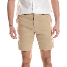 Ted Baker Shorts Ted Baker Leder Linen Blend Half Elasticated Shorts - Stone