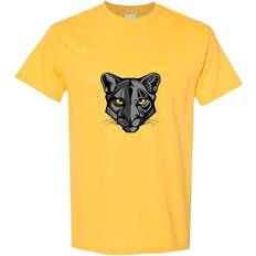 Gildan Yellow, 2XL Black Panther Panthera Leopard Jaguar Cat Animal Men T Shirt Tee Top