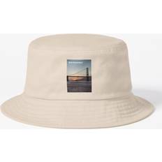 Gold Hats Famgem Bucket Hat Golden Gate Bridge Sunset From Torpedo Wharf Adult in Stylish Colors