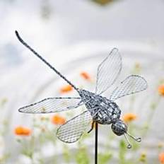 Anax Metal Dragonfly Garden Stake Decoration