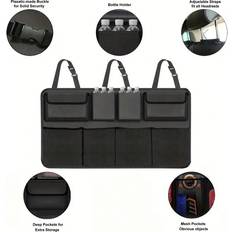 Car Bags Shein pc Car Trunk Storage Bag Seat Back Organizer With Large
