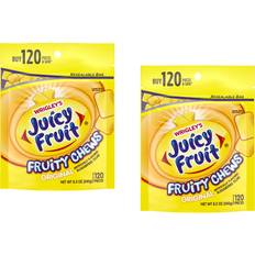 Wrigley's Juicy Fruit Fruity Chews Original Sugarfree Gum 8.5oz 120pcs 2pack