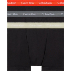 Clothing Calvin Klein Cotton Stretch Trunks 3-pack - Cher Ks/Eiffle Twr/Moss Gr Wbs