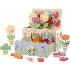 Orange Tree Toys My First Allotment Build a Garden with Wooden Play Food & Flower Building Set