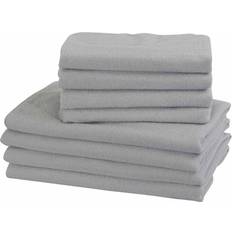 Microfibre Håndklæder Borg Living Microfiber 8 Badehåndklæde Grå