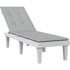 Economico Lettini solari vidaXL Cuscino per Sdraio 75 x 105 x 50 x 3 - Grigio Chiaro