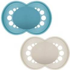 Mam Pacifiers Mam Original 16 Months 2 Pack Plain Blue
