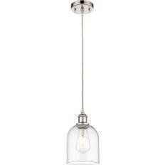 Innovations Lighting Ballston Bella Polished Nickel/Clear Pendant Lamp 5.5"