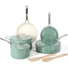 Aluminum Cookware Sets Martha Stewart Galway Premium Cookware Set with lid 10 Parts