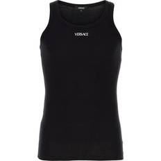 Men - Organic Fabric Tank Tops Versace UNDERWEAR TANK TOP TEX RIBBED COTTON-III Nd Male