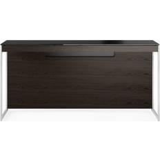 BDI Sequel Charcoal Stained Ash Writing Desk 46x152cm