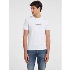 Guess Herr T-shirts Guess Bomull Logo T-shirt - Vit