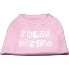 Pets Mirage Pet Products Products, Mirage Pet 51-29 XSLPK I Have Issues Screen Printed Dog Shirt Light