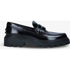 Tod's Loafers Tod's Leather Gomma Pesante Loafers black