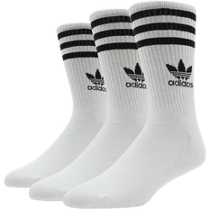 adidas Mid Cut Crew Socks 3-pack - White/Black