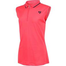 Orange Polo Shirts Children's Clothing Aubrion Aubrion Kids Poise SL Tech Polo 13-14 Coral 13/14