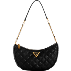 Guess Giully Quilted Top Zip Shoulder Bag - Black