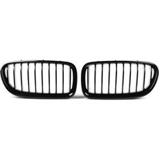 Cars Bumpers Jojomino Gloss Black Car Front Kidney Grille Single Slat Grill F18 M5